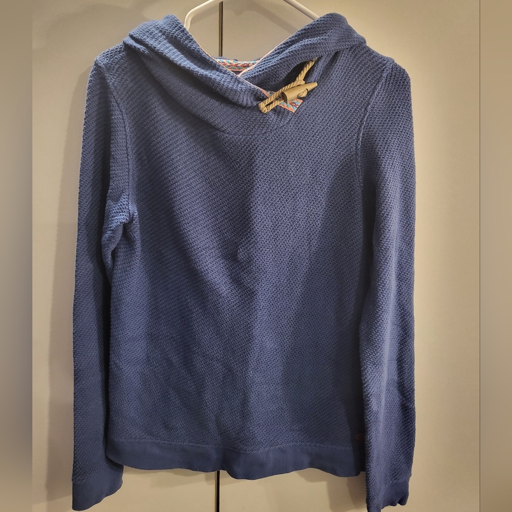 Roxy Womans Large Blue Hoodie